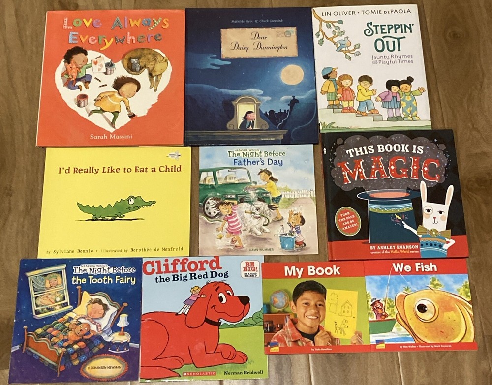 10 Mixed Children’s Books Pre-Owned Assorted Very Good Condition