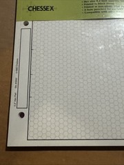 Hex Mapping Sheets (Pad of 50, double-sided, 0.2 inch hexes) Chessex 9302