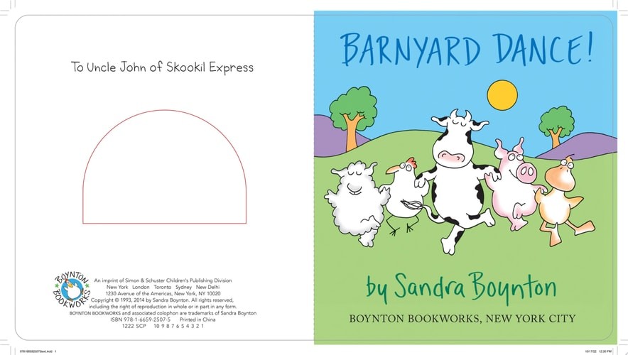 Barnyard Dance!: Oversized Lap Board Book (Boynton on Board), Boynton, Sandra, G