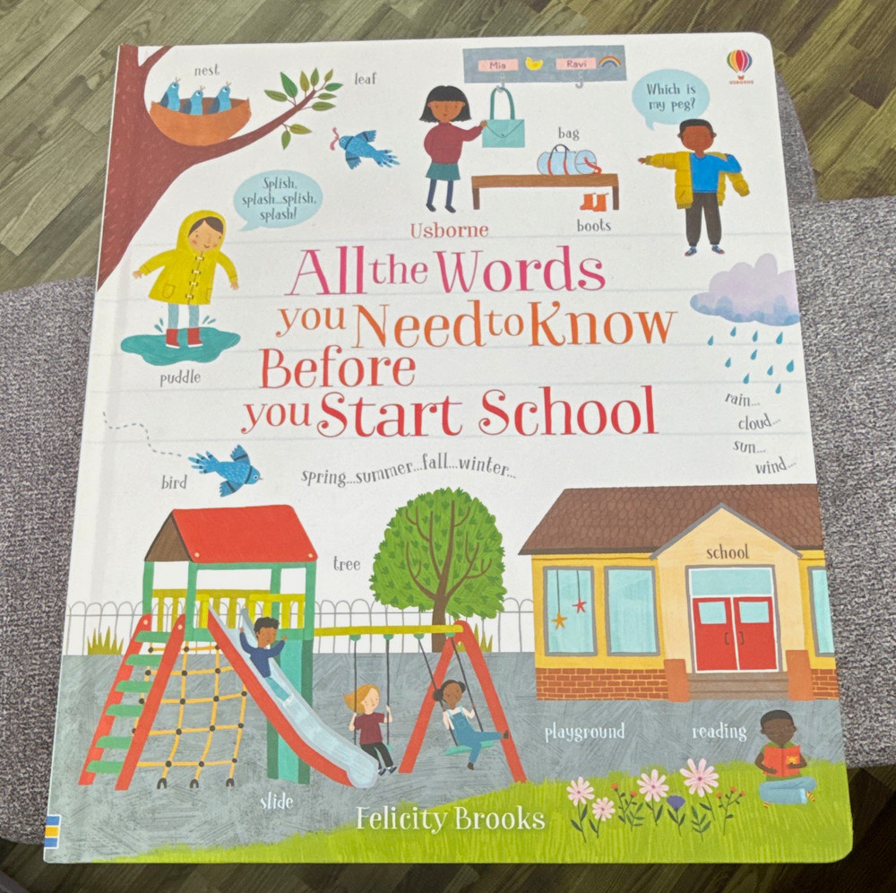 Usborne All the Words You Need to Know Before School BB Illus Ages 4-8