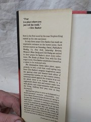 THE DAMNATION GAME by Clive Barker 1985 First Novel Edition 368 pages Ace/Putnam