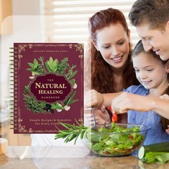 Plant Theme Eating Recipe Human Health Guide Book Spiral Binding Natural Book