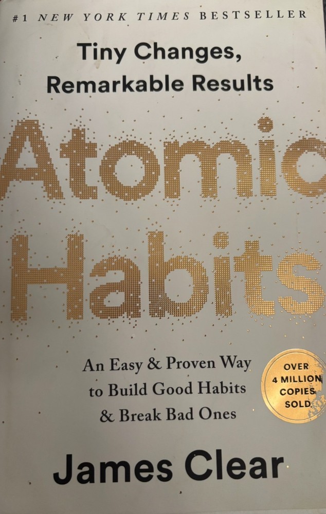 *Atomic Habits* Paperback by James Clear Build Good Habits & Break Bad Ones..