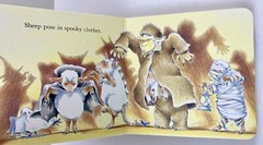 Sheep Trick or Treat by Nancy Shaw E. 1997 Halloween Board Book 5” X 5” 26 Pages