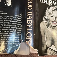 Hollywood Babylon By Kenneth Anger Hardcover With Dust Jacket