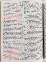 Vintage Holy Bible King James Version Red Letter Heirloom Bible Publishers 1971