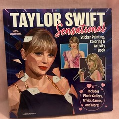 Taylor Swift Sensational Sticker Coloring Trivia Activity Book 110+ Pages NEW