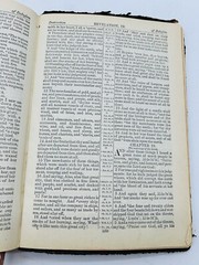 THE HOLY BIBLE King James Version SELF-PRONOUNCING 1950s National Bible Press