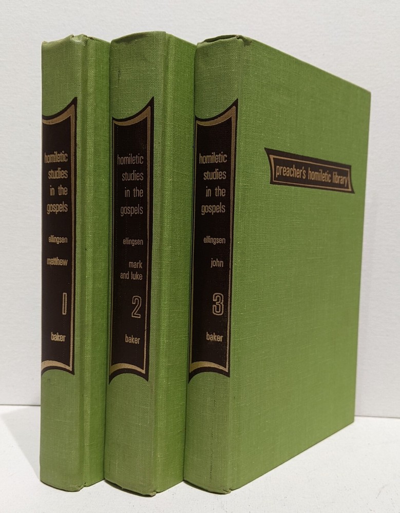 Preacher’s Homiletic Library Harald F. J. Ellingsen 1979 Reprint Hardcover GOOD