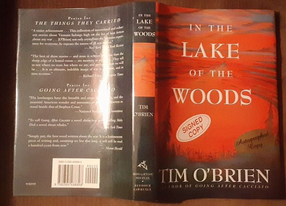 Tim O’Brien IN THE LAKE OF THE WOODS *SIGNED* FIRST EDITION SECOND PRINTING