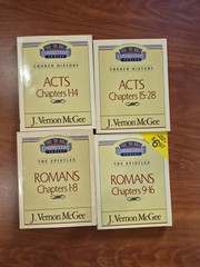 J Vernon McGee Thru The Bible Commentary Series Lot Of 11 Assorted Volumes