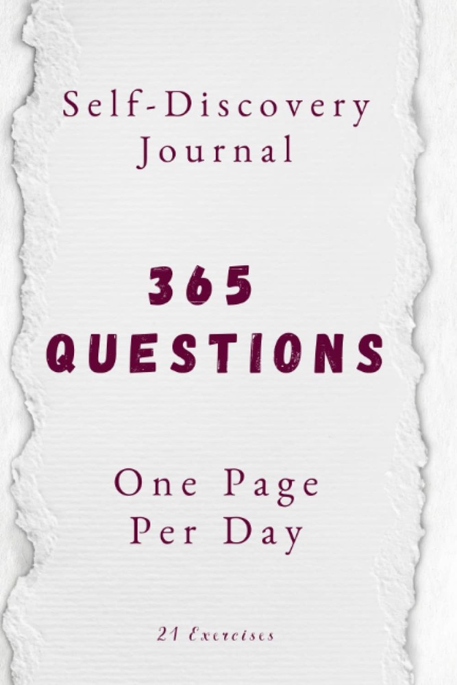 365 Questions, One Page Per Day: A One Year Self-Discovery Journal – paperba…