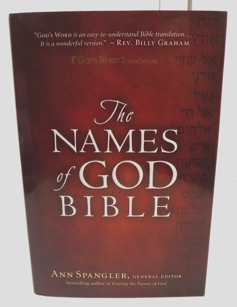 Names of God Bible by Ann Spangler (2011, Hardcover) Pre-owned with Dust Jacket