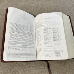 New Living Translation Study Bible Personal Size Edition Leatherlike Brown