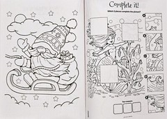 Christmas Coloring & Activity Book Set Of 4 Over 500 Pages!