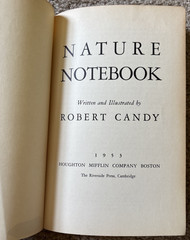 VTG Nature Notebook Robert Candy 1953 HC