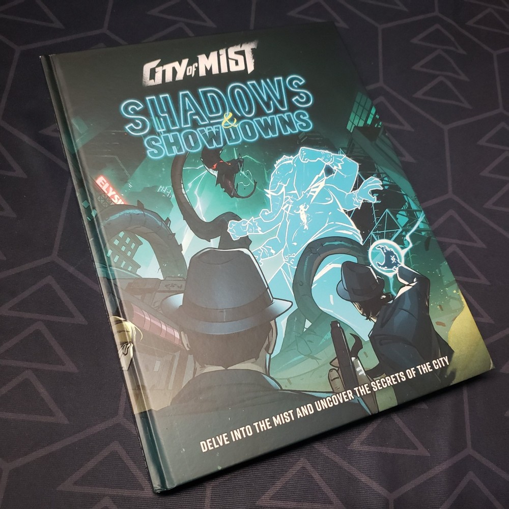 City of Mist: Shadows & Showdowns (Hardcover RPG Book, 2020) Son of Oak Games