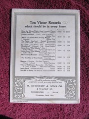 New VICTOR RECORDS Apr 1917 Alma Gluck Lucia Sextet Victrola Supplement CATALOG