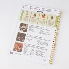 The Natural Healing Handbook, Spiral-Bound Guide for Herbal Remedies and Natural