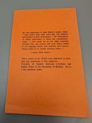 SIGNED! Scar Tissue by DITSKY, John 1978 Poetry SEE PICS