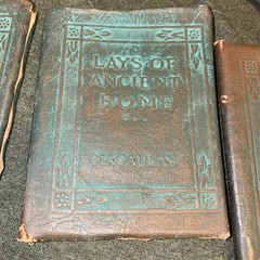Lot Of 6 Little Leather Library Book Vintage Classics Poe Fitzgerald Tennyson