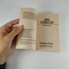 Street Song Ann Charlton 1987 Harlequin Paperback #1008