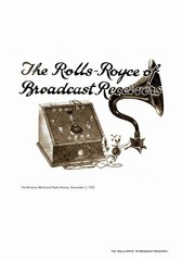 Early vintage radio: Burnham and the Burndept Wireless Companies 1922-1928
