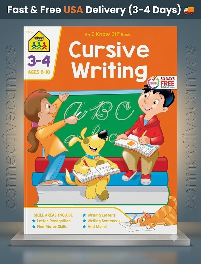 Cursive Writing 3-4 : I Know It! Workbooks by Carolyn Dwyer (1994, Trade…