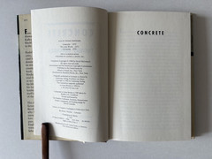 Thomas Bernhard / CONCRETE 1st US Edition (1984) Hardcover