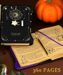 Inspirational Faux Leather Diary with Lock & Pen – 360 Pages of Dreams