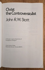 Christ the Controversialist by John R W Stott (1970, Paperback)
