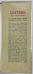 Wartime Letters of Rainer Maria Rilke 1914-1921, 1940, 1st Ed. 1st Printing HCDJ