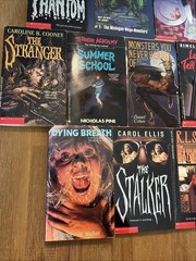 1990s Teen YA Pulp Horror Vintage Lot Of 20 R.L. Stine Steiner Ellis Pine Books