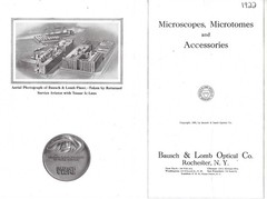 „MICROSCOPES, MICROTOMES and ACCESSORIES” CATALOG – 1922