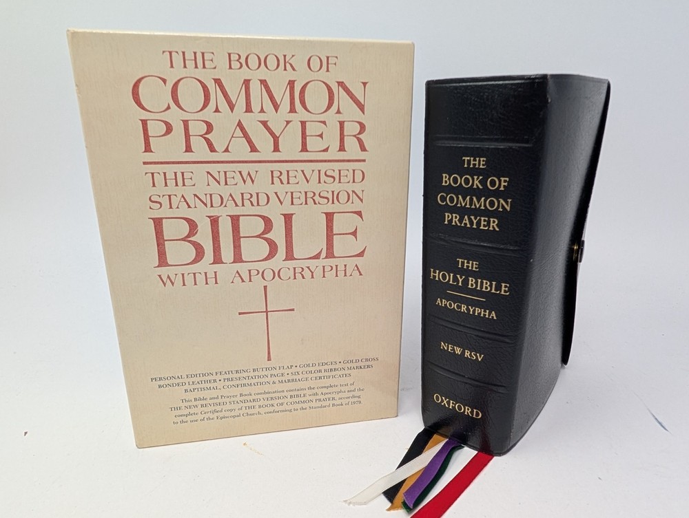 Oxford Book of Common Prayer Bible NRSV Apocrypha 9611APB Bonded Leather 1990