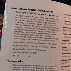 DAN GOOKIN Teaches Windows 98 Beginners Computer Guide QUE Paperback 1998 7×9