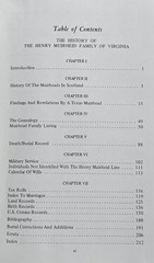 The Henry Muirheid / Muirhead Family of Virginia & Mississippi / HC