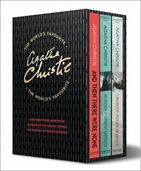 World’s Favourite Agatha Christie 3 Books Collection Boxset NEW Paperback