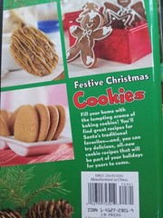 Cookbook Festive Christmas Cookies Hardcover Pre-owned 31 Pages