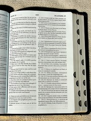 Russian/English Parallel Bible, Blue Bonded Leather, Synodal/King James Version