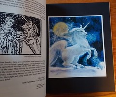 UNICORN GEM A Book of Unicorns 9.5″x11″ with 13 Excellent Prints. Lots of info.