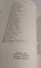 Sound Scriptural Sermon Outlines Number 1 by Wade H. Horton 1973 First Print