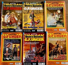 41 BASTEI Western-Bestseller Misc Pulp Fiction German Booklets Books Vintage VG