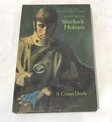 1965 Adventures Of Sherlock Holmes A Golden Illustrated Classic A Conan Doyle