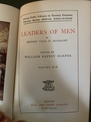 Leaders of Men or History Told in Biography Young Folks’ Library 25-A1575