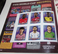 2 – 2022 Fifa World Cup Qatar Sticker Panini Softcover Albums w/10 Sticker Sheet