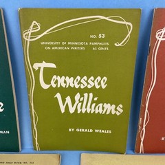 1960s, Writers and their Work pamphlets (lot of 7) Wolfe Austen Williams Yeats