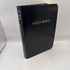Holy Bible New Living Translation Red Letter Tyndale 1997 Black Faux Leather
