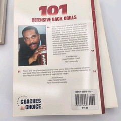 Lot Of 5 Coaches Choice 101 Football Books Team Defensive Receiver Stunts Drills