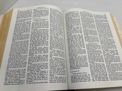 Vintage Large Holy Bible King James Version White Gold Gilt Page Edges